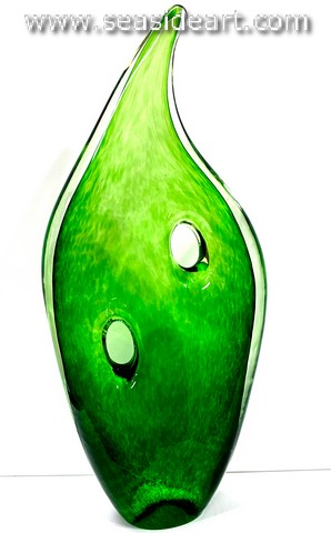 Double Pierced Green