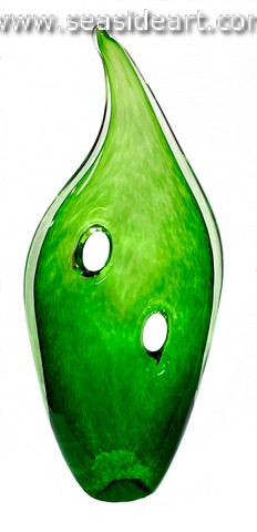 Double Pierced Green