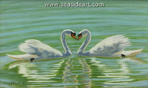 Heart's Bound by Love (Mute Swans)