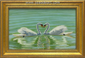Heart's Bound by Love (Mute Swans)