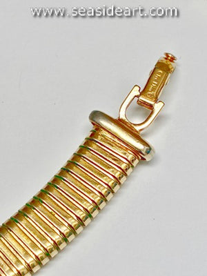 Christian Dior Graduated Omega Necklace