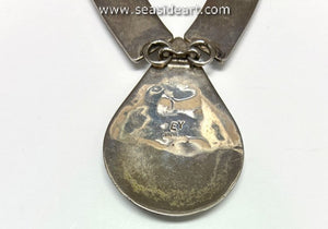 Native American Sterling Silver Necklace-Elsie Yazzie