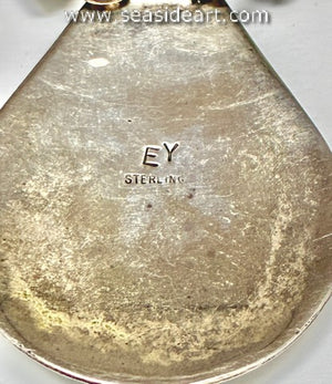 Native American Sterling Silver Necklace-Elsie Yazzie