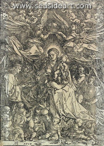 Mary as Queen of the Angels