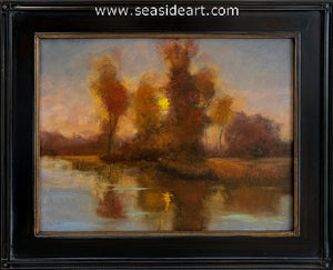 Hopkins-Moonrise on a Lake