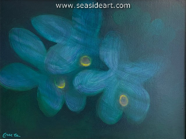 Orchids Under a Blue Moon