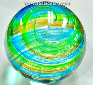 Paperweight with Interior Bubbles