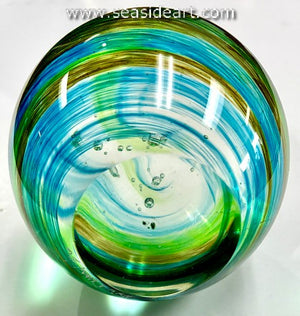 Paperweight with Interior Bubbles