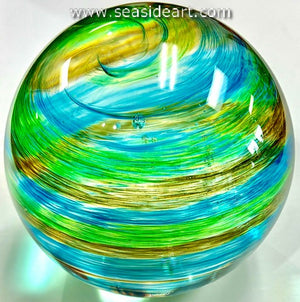Paperweight with Interior Bubbles