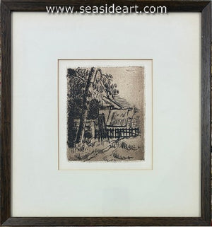 Paysage A Auvers, Entree de Ferme
