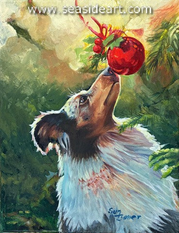 Bauer-Playing with Red Ornament