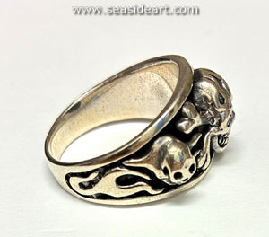 Sterling Silver Skull Ring