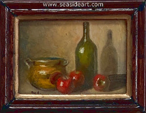 Liebschner-Still Life w/Copper Pot & Apples