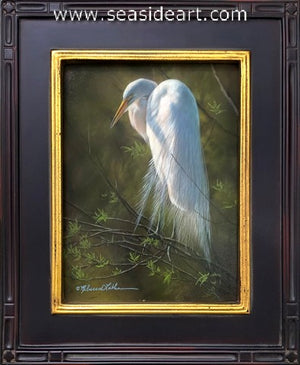 Stillness Unfolding (Great Egret)