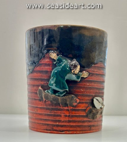 19/20th C Japanese Sumida Gawa-Jar