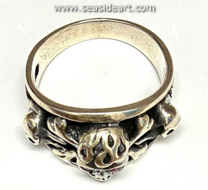 Sterling Silver Skull Ring