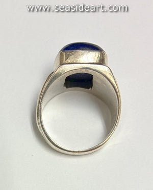 Sterling Silver Ring with  Lapis Lazuli