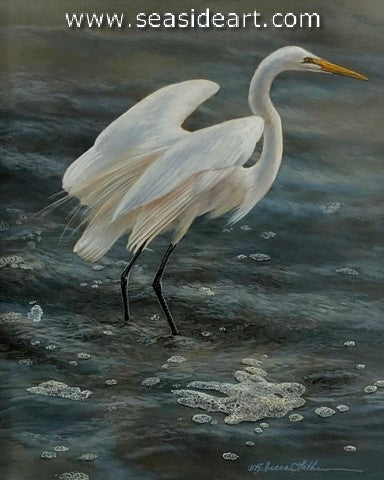 Whispers at Dawn (Great Egret)