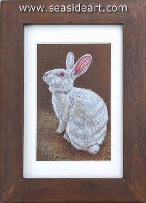 Andre - White Satin Rabbit