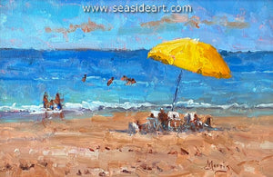 Yellow Beach Umbrella #2