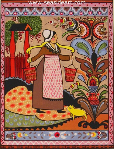 Summer Day by Louise August - Seaside Art Gallery