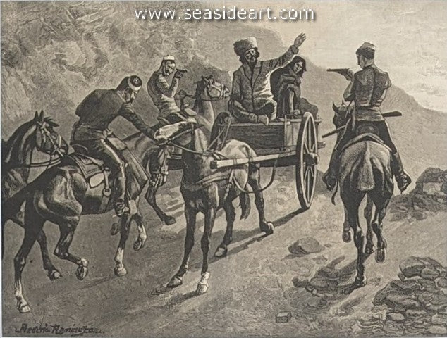 Arrest of a Half Breed Whiskey Smuggler by the Canadian Mounted Police