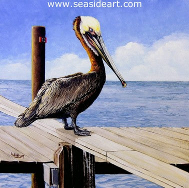 Bait Thief by Lauri Waterfield - Seaside Art Gallery