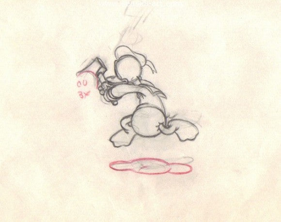 P-Boat Builders (Donald Duck) by Walt Disney Studios - Seaside Art Gallery