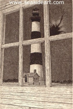 Bodie Reflected by David Hunter - Seaside Art Gallery