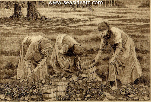 Brink of Famine by David Hunter - Seaside Art Gallery