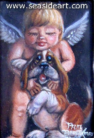 Little Angel with Puppy