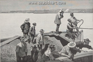 Chinese Coolies Loading a Steamer at Havana