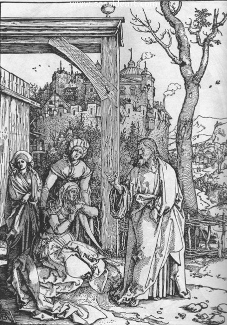 Christ Taking Leave From His Mother by Albrecht Dürer - Seaside Art Gallery
