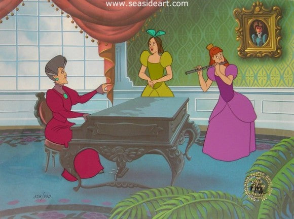 Cinderella – The Wicked Stepmother & Sisters by Walt Disney Studios - Seaside Art Gallery