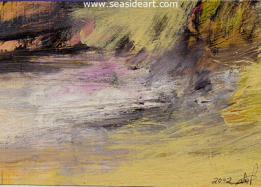 Dan Stream in Winter by Liat Polotsky - Seaside Art Gallery