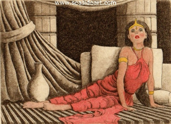 Delilah by David Hunter - Seaside Art Gallery