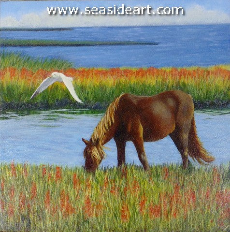 OBX Horse and Gull