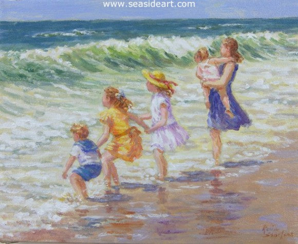 Family Fun by Karin Schaefers - Seaside Art Gallery