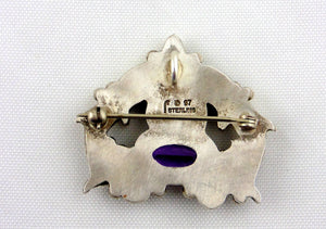 Carol Felley Sterling Silver Pin/Pendant-1997