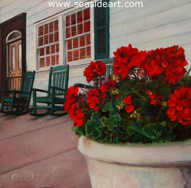 Flower Power by Debra Keirce - Seaside Art Gallery