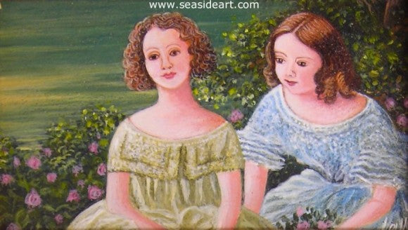Garden Dolls by N.W. Lalk - Seaside Art Gallery