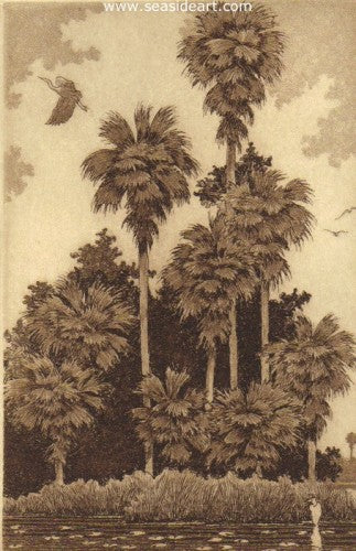 Gator Head Slough by David Hunter - Seaside Art Gallery