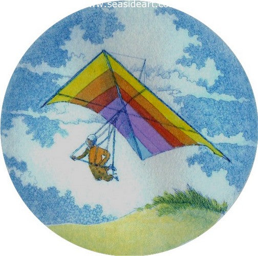 Into The Wind by David Hunter - Seaside Art Gallery