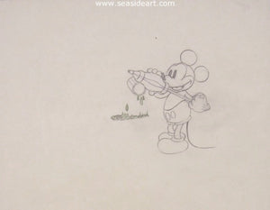 P-Mickey’s Garden – Mickey Mouse by Walt Disney Studios - Seaside Art Gallery