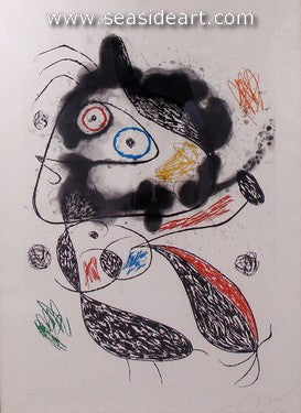 The Fugitive by Joan Miró - Seaside Art Gallery