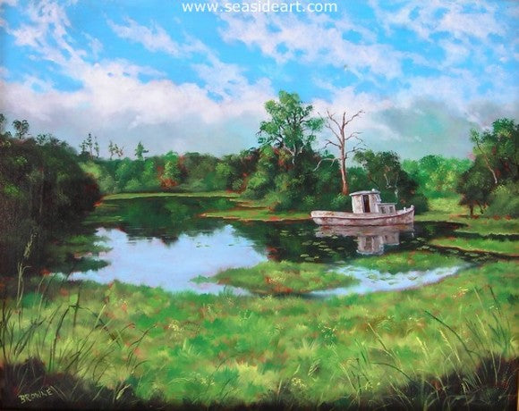 Miss Ellen Retired by Bob Browne - Seaside Art Gallery