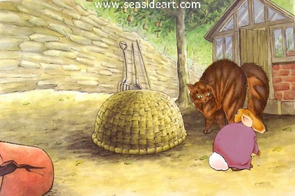 The Tale of Peter Rabbit and Benjamin Bunny - Mr. Bouncer & Mr. McGregor’s Cat by Other Animation Studios - Seaside Art Gallery