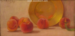 Peaches by Charles Adrian Rutherford - Seaside Art Gallery