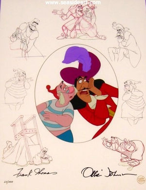 Peter Pan – Capt. Hook & Mr. Smee by Walt Disney Studios - Seaside Art Gallery