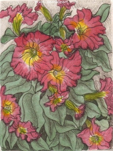 Petunia by Carolyn A. Cohen - Seaside Art Gallery